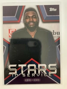 2021 Topps Stars in Service #SIS-20 David Ortiz SL@MF7 - Picture 1 of 2