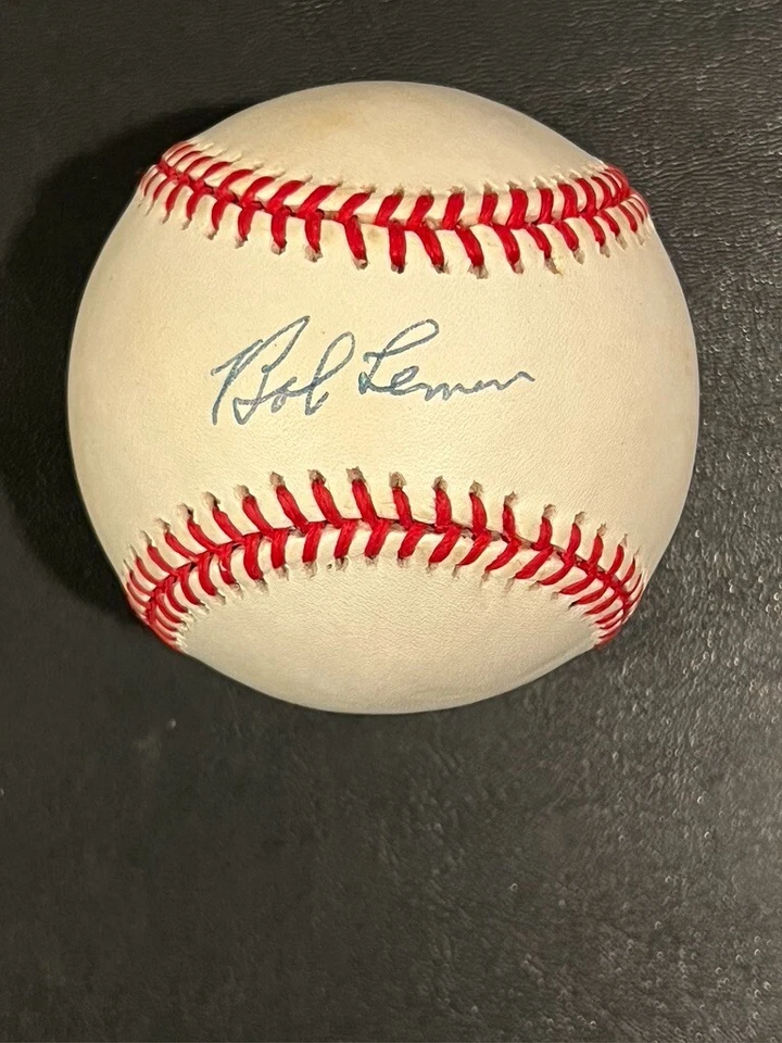 Bob Lemon Hand Signed Baseball New York Yankees - Image 1 of 3
