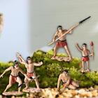5 pièces figurines hommes primitifs statue hommes primitifs pour enfants garçons filles