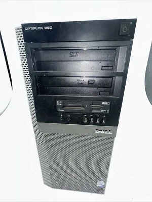 Dell Optiplex 960 Tower PC w/ Intel Core 2 Duo 3.00GHz 4GB RAM No HDD - Image 1 of 4