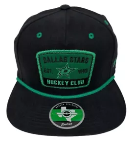 Zephyr NHL Dallas Stars "Excerpt" Rope Flat Bill SnapBack Hat BRAND NWT - Picture 1 of 5