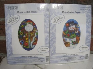 Candamar Designs Making a List 5170/Reindeer Hugs Card 5171  5"x7" - Picture 1 of 4