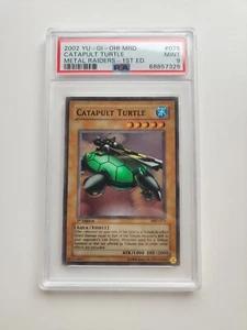 Yu-Gi-Oh Catapult Turtle PSA 9 1st 1.Edition MRD Metal raiders - Bild 1 von 2