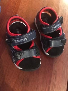 Toddler Thomas Train Sandals Shoes Size 5 Guc - Picture 1 of 12