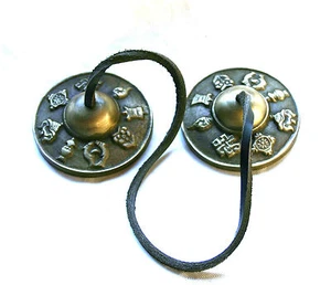 Zimbeln Zymbeln Cymbel Zimbel Klangschale Meditation Esoterik Tibet M10DA - Bild 1 von 1