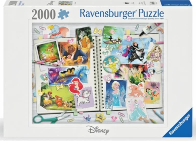 Ravensburger Disney Scrapbook 2000 Pc Puzzle -  NEW - FREE Shipping! - Image 1 of 2