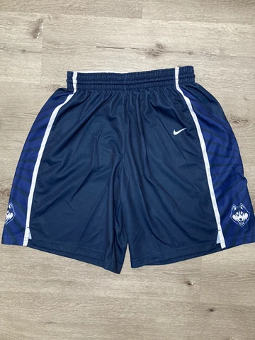 Nike UCONN Huskies NCAA Basketball Shorts SZ M On Court Players Sample Cover