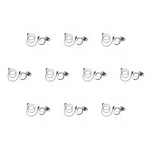 10 Packs Professional Two Way Radio Earpiece for Motorola T600 H20 TLKR T80 - Picture 1 of 6