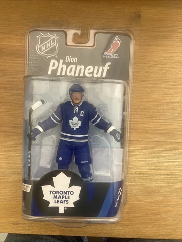 Mcfarlane NHL Series 27 Dion Phaneuf Toronto Maple Leafs Blue Jersey Figurine Cover