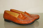 Pretty Flat Shoes Mocassin Brown Leather Arcus Size 37 Woman