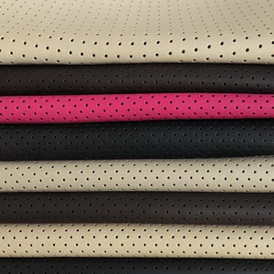 leather hides wholePerforated Lambskin Leather Hide – Abstract Print - Picture 1 of 5