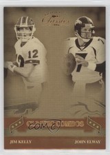 2006 Donruss Classics Classic Combos /500 Jim Kelly John Elway #CC-8 HOF