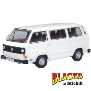 Oxford Diecast 1:76 Scale VW T25 Transporter Bus Pastel White OO Gauge - Picture 1 of 1