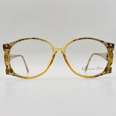 Christian Dior Brille Damen oval braun gold Vintage 80s Mod. 2575 NOS - Bild 1 von 4