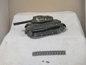 VINTAGE 1950'S - 1960'S TIN DAISY MATIC MISSILE U.S. ARMY TANK # 01562 - Picture 1 of 9