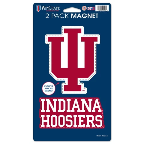 IU Indiana Hoosiers 2 Pack Magnet Cover