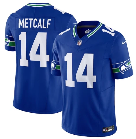 Men's DK Metcalf #14 "Seattle Seahawks" Limited Stitched Jersey Cover