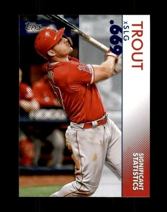  2020 Topps Significant Statistics #SS12 Mike Trout (ref 104070) - Image 1 of 1