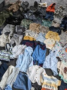 🛍️Huge Baby Boy Clothes Bundle Size 0-3/3-6mths,ADIDAS,PUMA,TED BAKER,NEXT