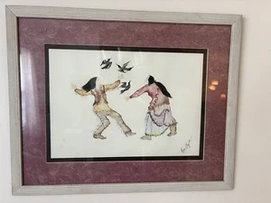 Ann Gayton Original Watercolor Learning The Song - Picture 1 of 8