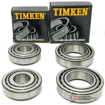 Timken Front  Wheel Bearings Kit For Ford F Super Duty F53 F59 2WD NEW - Image 1 of 4