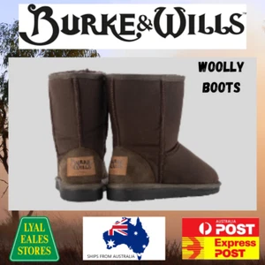 BURKE & WILLS Woolly Oilskin Boots - Picture 1 of 4