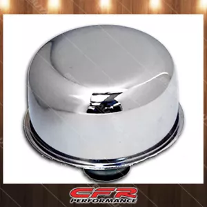Cobra-Tek Fits Chevy d Chrome Steel Breather Smooth 1.25" Valve Cover - Picture 1 of 1