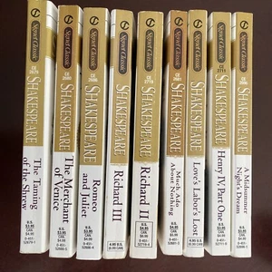 Signet Classics Shakespeare Lot Of 9 Paperback Books - Picture 1 of 7