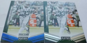 Jamal Adams NEW YORK JETS 2019 PANINI PLAYOFF BLUE GOAL LINE & Base #22 BOTH! - Picture 1 of 2