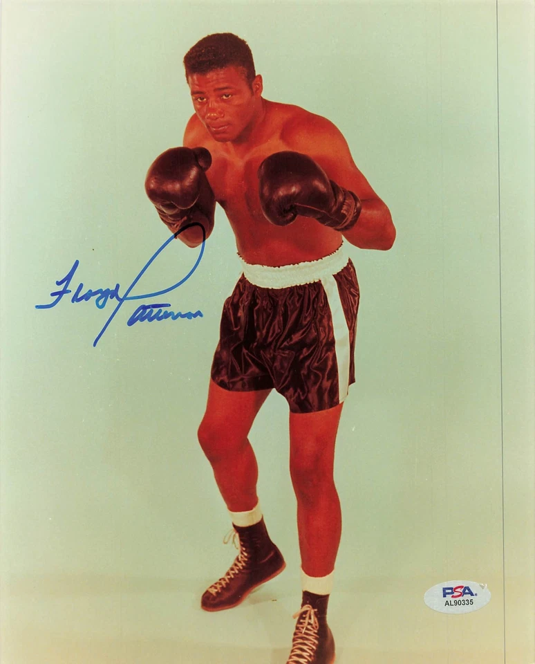 Floyd Patterson Signed 8x10 Photo Autograph PSA/DNA - Image 1 of 1