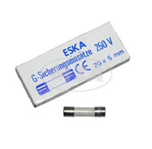 Sicherung 5A  250V - 20x5 mm - Glassicherung, Schmelzeinsatz, Feinsicherung, 112 - Bild 1 von 1