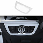 >For Bmw X3 G01 X4 G02 2018-2021 Abs Silver Headlight Button Frame Cover Trim