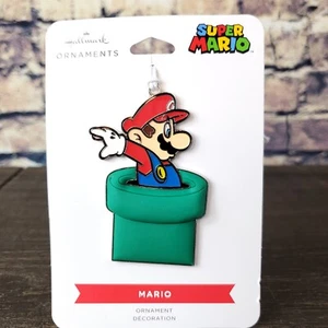 Hallmark Nintendo Super Mario Low Profile Metal Christmas Tree Ornament 2021 - Picture 1 of 8