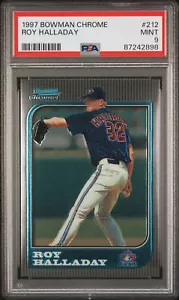 Roy Halladay Rookie PSA 9 1997 Bowman Chrome Card #212 - Picture 1 of 2