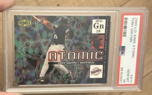2000 Upper Deck Ionix Tony Gwynn Atomic #A11 PSA 10💎Pop 11 San Diego Padres HOF - Picture 1 of 2