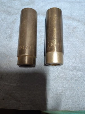 2 Mac Tools 1/2" Drive Deep Sockets 1 Impact USA Made - Image 1 of 4