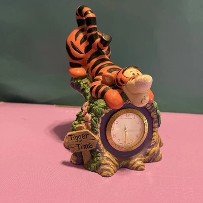 Reloj Fantasma Vintage Disney Winnie the Pooh "Tigger Time" Miniatura 3" Resina Foto 1 de 4