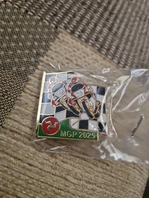 New Manx Grand Prix 2025 Isle Of Man TT Enamel Pin Badge