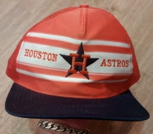 Gorra bordada de los Astros de Houston talla única Snapback billete plano adulto MLB - Imagen 1 de 9