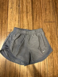 Nike Girls Dri Fit Tempo Running Short Built In Brief Size Small gray - Picture 1 of 5