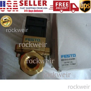 US FREE TAX Nuevo Electroválvula Festo MN1H-2-3/8-MS 161727 - Imagen 1 de 3
