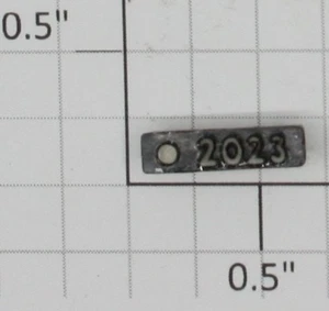 Lionel 2023-11 Left Hand Black Raised Number Marker Lens/Number Board (50) - Picture 1 of 2