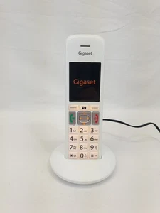 Gigaset® E370H Słuchawka Telefon bezprzewodowy ze stacją ładującą Biały - Zdjęcie 1 z 4