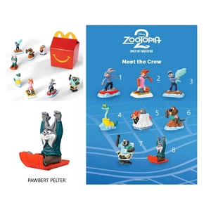 Juguete Happy Meal "PAWBERT PELTER" ZOOTOPIA 2 McDonald's Disney # 8 (2025) - Imagen 1 de 8