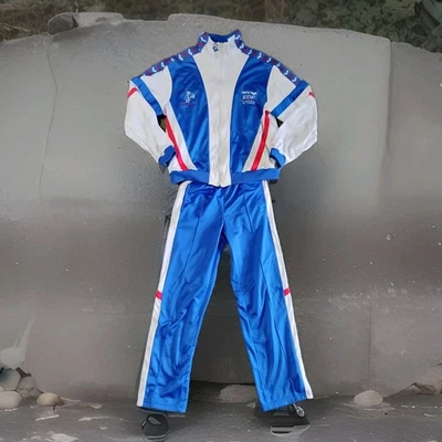 Chándal Arena Triatlón Francia De Colección Parte Superior e Inferior Años 80 Profesional EDF Coque Foto 1 de 4
