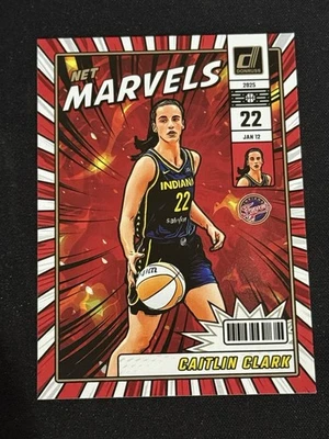 2025 Panini Donruss WNBA - Net Marvels Caitlin Clark #19 - Image 1 of 2