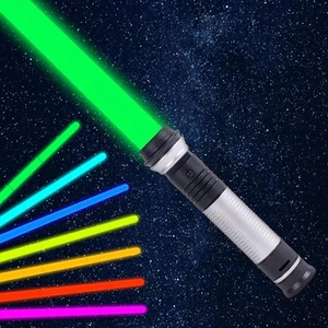 Leuchtschwert mit Sound, 7 Farben, einziehbares Lichtschwert für Kinder, Jungen, - Bild 1 von 9