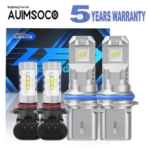 For Plymouth Breeze 1996 1997 1998 1999 2000 LED Headlight Fog Light Bulbs 6500K - Picture 1 of 16