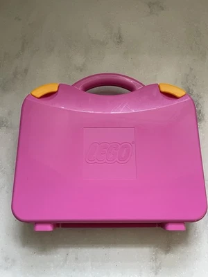 Lego Rosa Estuche de Transporte Plástico Duro Caja de Almacenamiento con Cierre con Divisores Intermedios Foto 1 de 4