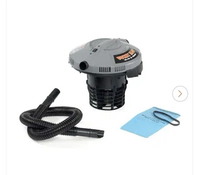 Bucket Head 5 Gallon 1.75 Peak HP Wet/Dry Vacuum Powerhead w/ Filter Bag & Hose - Image 1 of 4